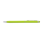 Penna sottile cromata con punta touch inchiostro blu Vip Thin color verde chiaro  seconda vista