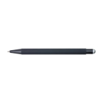 Penna nera biro personalizzabile in alluminio inchiostro blu Laser color argento prima vista