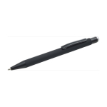 Penna nera biro personalizzabile in alluminio inchiostro blu Laser color argento sesta vista