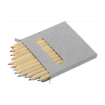 Scatola di cartone con 12 matite colorate personalizzate Max seconda vista