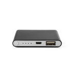 Batteria esterna in alluminio da 4.000mAh personalizzata color nero terza vista
