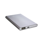 Batteria esterna in alluminio da 4.000mAh personalizzata color titanio settima vista