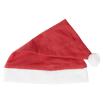 Cappello di Babbo Natale in feltro per feste aziendali Santa color rosso seconda vista
