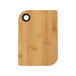 Taglieri in legno personalizzati con bordi rotondi e anello Hold color legno seconda vista