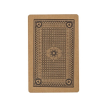 Carte da gioco pubblicitarie con carta riciclata Recycled color marrone seconda vista