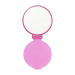 Specchietto da borsa pubblicitario economico in plastica BasicStyle color rosa prima vista