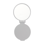 Specchietto da borsa pubblicitario economico in plastica BasicStyle color argento prima vista