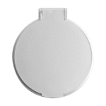Specchietto da borsa pubblicitario economico in plastica BasicStyle color argento seconda vista