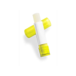 Burro di cacao dai colori traslucidi economico FPS 15 LipStick Clear color giallo seconda vista
