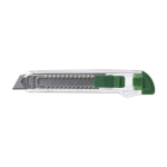 Taglierino promozionale dettagli colorati e blocco di sicurezza Trend color verde seconda vista