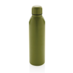 Borracce aziendali in acciaio riciclato RCS da 500ml Nomad Recycled color verde militare quinta vista
