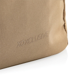 Borsa termica con logo riciclata multitasche 20 lattine Coller Impact color marrone chiaro sesta vista