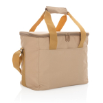 Borsa termica con logo riciclata multitasche 20 lattine Coller Impact color marrone chiaro settima vista