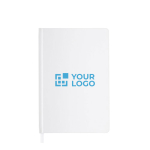 Taccuino personalilzzato A5 pagine a righe Stone Paper Impact color bianco quinta vista