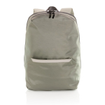 Zaini promozionali riciclati tasca frontale e porta pc 15,6'' Daypack color verde chiaro  seconda vista