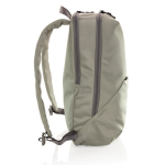 Zaini promozionali riciclati tasca frontale e porta pc 15,6'' Daypack color verde chiaro  terza vista