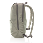 Zaini promozionali riciclati tasca frontale e porta pc 15,6'' Daypack color verde chiaro  quarta vista