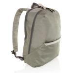 Zaini promozionali riciclati tasca frontale e porta pc 15,6'' Daypack color verde chiaro  settima vista