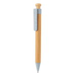 Penna di bambù con meccanismo a scatto inchiostro blu ColorTip color blu