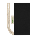 Sacche con logo più colori max 10kg cotone biologico 140 g/m² Pure Max color nero vista dettaglio 2