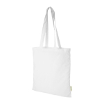 Shopper colorate in cotone biologico 140 g/m2 Organic Pure Colors color bianco