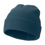 Beanie promozionale invernale doppio risvolto Elevate™ Irwin color azzurro ciano