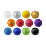 Pallina antistress in PU disponibile in vari colori da personalizzare Zen color argento seconda vista in vari colori