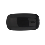 Mouse wireless in ABS riciclato con certificazione RCS Ergo Reciclo color nero prima vista
