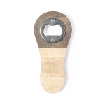 Apribottiglie con logo magnetico in legno MagnetWood color naturale prima vista