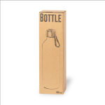 Borraccia in alluminio con tappo in bambù e moschettone 800ml Helsinki vista con scatola