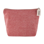 Pochette in cotone riciclato 140g/m² personalizzate con logo Tetiaroa color rosso prima vista