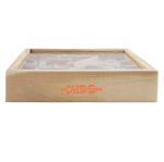 Gioco di abilità labirinto in legno di pino da incidere con logo Maze color naturale seconda vista