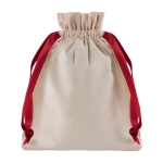 Sacchetto regalo con chiusura a coulisse 140 g/m2 Cover Small color rosso prima vista