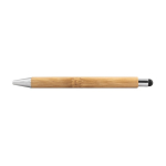 Penne touch screen personalizzate in legno inchiostro blu Zurich Bamboo color legno quarta vista