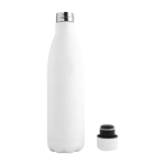 Borraccia termica in acciaio personalizzata 750ml color bianco prima vista