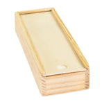Gioco del domino in scatola di legno da personalizzare WoodBox color legno quarta vista