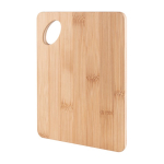 Semplice tagliere in bambù personalizzabile con logo color naturale sesta vista