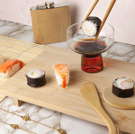 Kit da 5 pezzi per preparare sushi con logo aziendale Sushi color beige