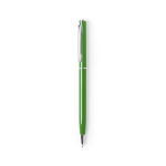 Delicata penna promozionale in alluminio inchiostro blu Vip Colors color verde prima vista