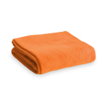 Coperta personalizzata in pile 180 g/m² color arancione prima vista
