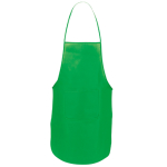 Colorato grembiule in tnt 80 g/m² con tasca frontale Basic Style color verde