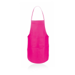 Colorato grembiule in tnt 80 g/m² con tasca frontale Basic Style color fucsia prima vista