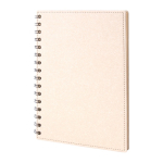 Block notes personalizzati A5 rigidi pagine righe kraft CardBoard color bianco prima vista