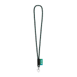Lanyard promozionali consegna in 7 giorni Tube Nautic Black color verde vista principale