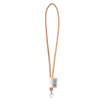 Lanyard portabadge in sughero consegna in 1 settimana ø5 Tube Cork color naturale vista principale
