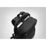 Zaino multiscomparto con fascia trolley e porta pc 15'' 340 g/m² Office color nero quinta vista fotografica