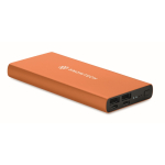 Power bank da 10.000 mAh indicatore luminoso con logo Duo vista principale