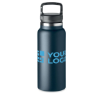 Borracce termiche personalizzabili di grande capacità da 970ml Handle color blu oltremare vista area di stampa