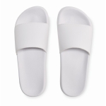 Ciabatte antiscivolo con logo realizzate in EVA nº 42-43 Slippers color bianco seconda vista