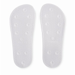 Ciabatte antiscivolo con logo realizzate in EVA nº 42-43 Slippers color bianco terza vista
